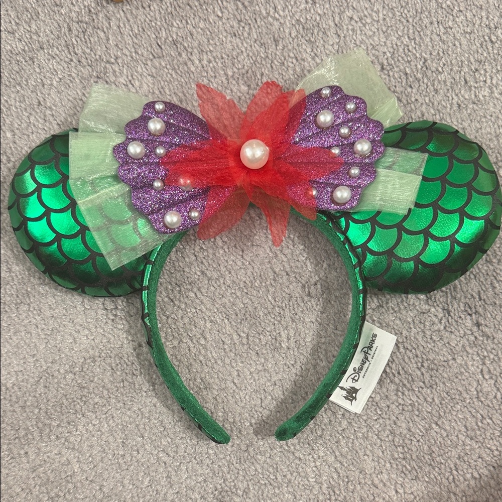 Little Mermaid Ear Headband with Bow